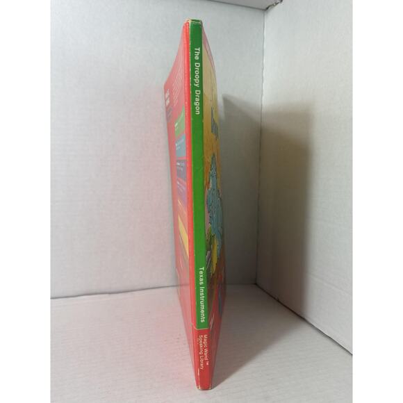 The Droopy Dragon Book Magic Wand Speaking Library - NO wand - Printed in U.S.A - Picture 2 of 11